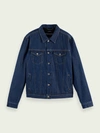 SCOTCH & SODA DENIM JACKET WITH TEDDY LINING,8719029321431