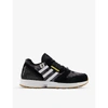 ADIDAS STATEMENT ZX8000 BAPE X UNDFTD NYLON AND SUEDE TRAINERS,R03700257