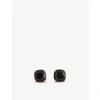 Kate Spade Womens Jet Small Square Stud Earrings In Jet
