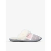 BARBOUR LYDIA CHECKED COTTON SLIPPERS,R03713395