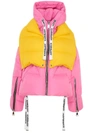 KHRISJOY KHRISJOY WOMEN'S PINK POLYESTER DOWN JACKET,AFPW002NYFX21 1