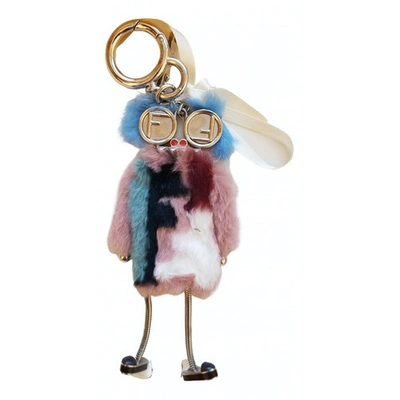 Pre-owned Fendi Witches Bag Charm In Multicolour