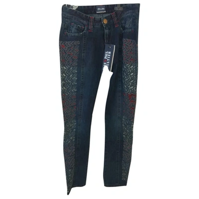 Pre-owned Jean Paul Gaultier Slim Jeans In Blue