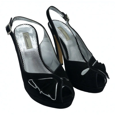 Pre-owned Blumarine Sandals In Black