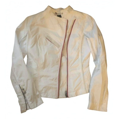 Pre-owned Costume National Short Vest In White