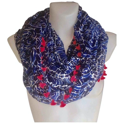 Pre-owned Lilly Pulitzer Neckerchief In Blue