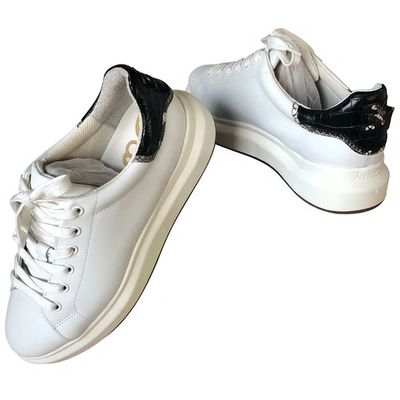 Pre-owned Sam Edelman White Leather Trainers