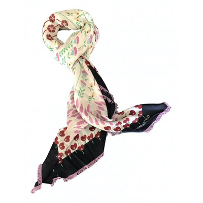 Pre-owned Valentino Multicolour Synthetic Scarf