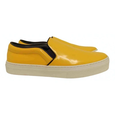 Pre-owned Celine Mules & Clogs In Yellow