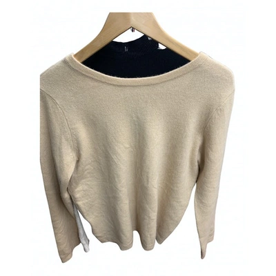 Pre-owned Comptoir Des Cotonniers Cashmere Jumper In Gold