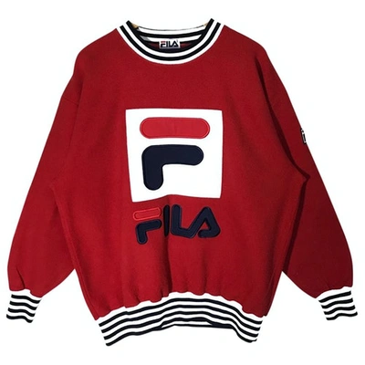 Pre-owned Fila Sweatshirt In Red