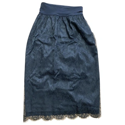 Pre-owned Wolford Mid-length Skirt In Black