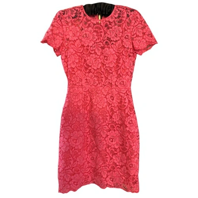 Pre-owned Dkny Mid-length Dress In Pink