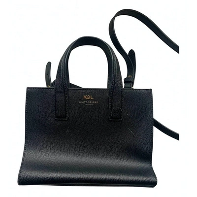 Pre-owned Kurt Geiger Leather Tote In Black
