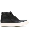 RICK OWENS 'Island Dunk' hi-top sneakers,RUBBER100%