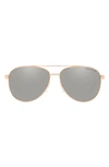 MICHAEL KORS 59MM AVIATOR SUNGLASSES,MK500759-Z