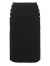 GIVENCHY WOMEN'S SKIRTS - GIVENCHY - IN BLACK, BLUE SYNTHETIC FIBERS