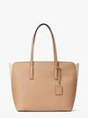 Kate Spade Margaux Large Tote In Light Fawn/bare