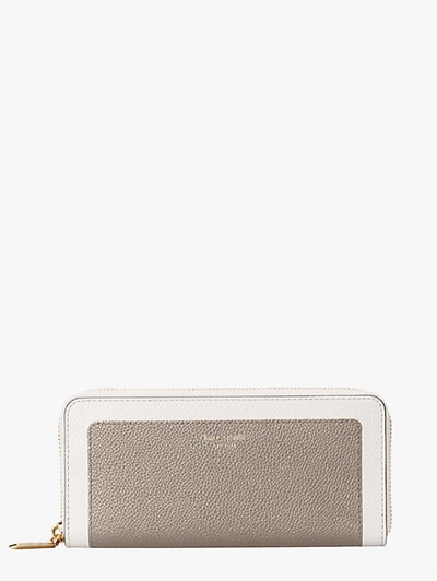 Kate Spade Margaux Slim Continental Wallet In Optic White Multi