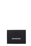 BALENCIAGA WALLET IN BLACK LEATHER,5943091IZI31090