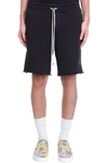 AMIRI AMIRI CORE SHOR SHORTS IN BLACK COTTON,11681329