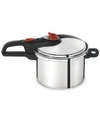 T-fal Secure Aluminum 6-qt. Stovetop Pressure Cooker In Silver