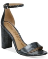 Sam Edelman Women's Yaro Dress Sandals Women's Shoes In Marina Blue Croco