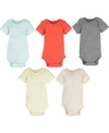 MIRACLE BABY BOYS AND GIRLS BODYSUIT - PACK OF 5