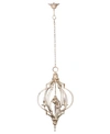 AB HOME DONALT CROWNED 3-LIGHT IRON CHANDELIER