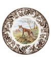 Spode Woodland Red Fox Salad Plate In Brown