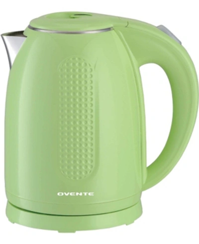 Ovente Corded Electric Kettle, Double-walled In Green