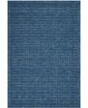 Nourison Marana Mnn01 Navy 6'6" X 9'6" Area Rug In Navy