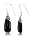 MACY'S ONYX ELONGATED DANGLE EARRINGS