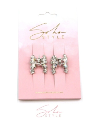 Soho Style Jeweled Hair Claw, Set Of 2 In Multi