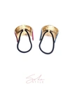Soho Style Velvet Coated Ponytail Cuff, Set Of 2 In Multi