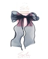 Soho Style Chiffon-wire Bow Ponytail Holder And Imitation Pearl Pop Mini Twin Starfish Bobby Pin Set Of 2 In Multi