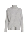 Saks Fifth Avenue Collection Cashmere Turtleneck Sweater In Aspen Grey
