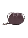 Bottega Veneta Mini Bulb Leather Clutch In Grape