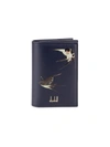 ALFRED DUNHILL SPRING SWALLOWS LEATHER CARD CASE,400013440165