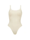 Wolford Jamaika String Bodysuit In Ecrue