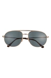 TOM FORD GIO 59MM AVIATOR SUNGLASSES,FT0772M5902A