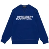 Dsquared2 Kids' Logo Sweatshirt In Blue