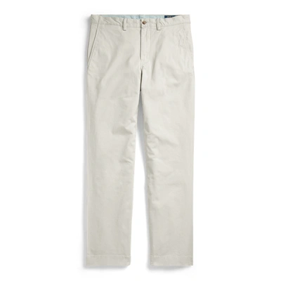 Ralph Lauren Stretch Straight Fit Washed Chino Pant In Classic Stone