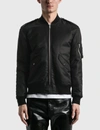 Saint Laurent Black Classic Bomber Jacket In Black