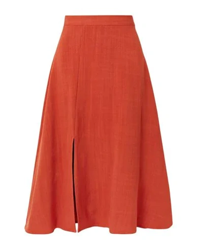 Arias Midi Skirts In Red