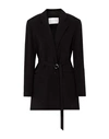 LA COLLECTION LA COLLECTION WOMAN BLAZER BLACK SIZE 2 COTTON, POLYAMIDE, ELASTANE,49619782UX 5