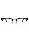 Ray Ban 50mm Optical Glasses In Gold/ Black