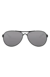 OAKLEY 59MM POLARIZED AVIATOR SUNGLASSES,OO4079-3159