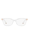 DOLCE & GABBANA 53MM BUTTERFLY OPTICAL GLASSES,DG503653-O