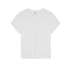 Re/done 70s Loose Cotton-blend Jersey T-shirt In White